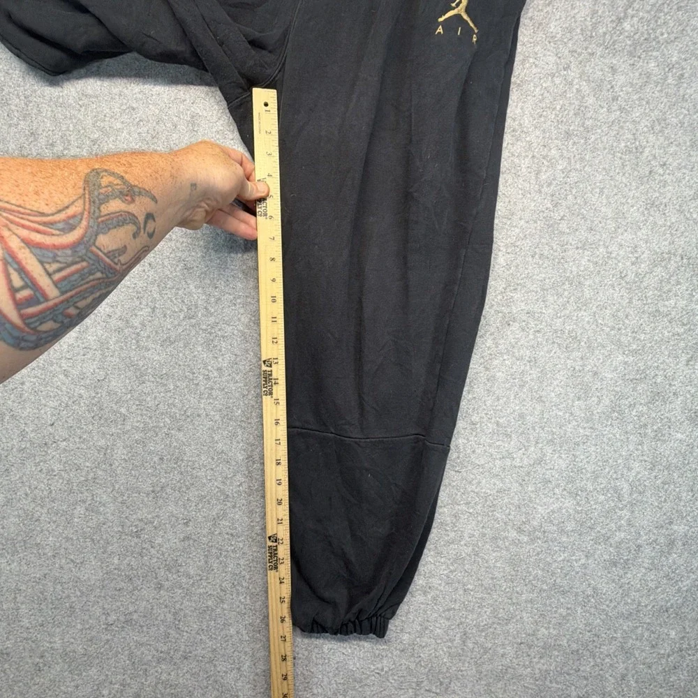 Nike Air Jordan Sweatpants Mens XL Black Loose Fit Baggy Athletic Basketball